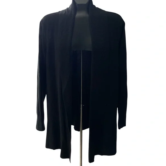NWT Women’s GAP BELLA THIRD - Black Cardigan Size Large - Picture 4 of 7